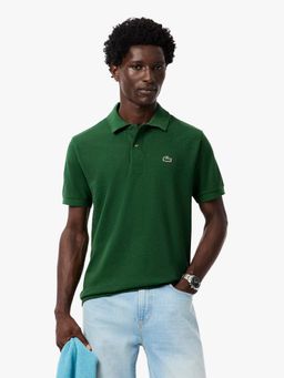 Lacoste - Green Solid Straight Fit Polo T-Shirt
