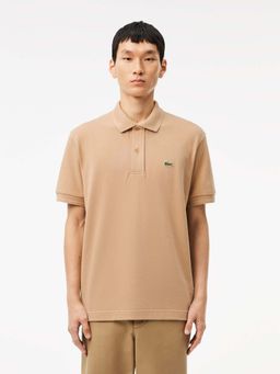 Lacoste - Beige Solid Straight Fit Polo T-Shirt