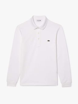 Lacoste - White Solid Slim Fit Polo T-Shirt
