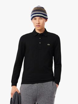 Lacoste - Black Solid Slim Fit Polo T-Shirt