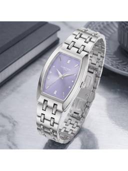 Carlton London - Purple Women Catherine Analog Watch (Cl-Ct-Slvr) (Medium)
