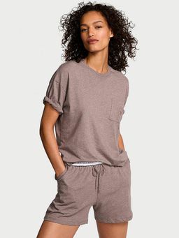 Victoria's Secret - Women Brown Solid T-shirt & Short