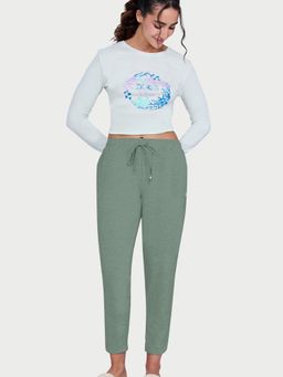 Enamor - Women Green Solid Relaxed Pyjama