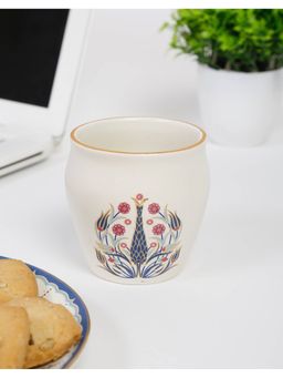 Fabindia - Multi Ceramic Lavanya Decaled Kulhad Multi