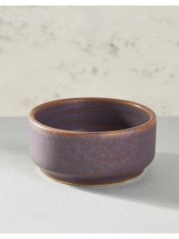 Fabindia - Purple Dhumra Ceramic Chutney Bowl