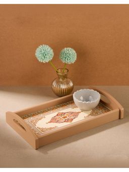 Fabindia - Beige Wooden Tray