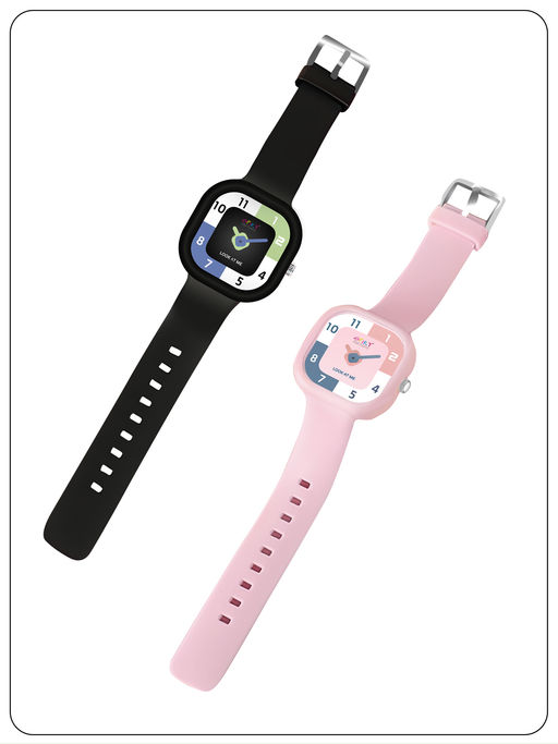 Buy Spiky Rectangle Analogue Wrist Watch for Kids Girls Boys - Main Image