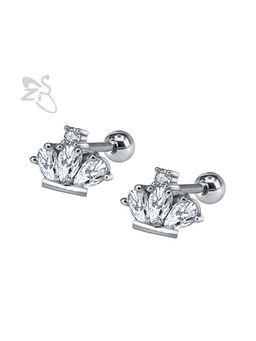 Arendelle - Silver Solid Earrings