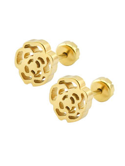 Arendelle - Gold Solid Earrings
