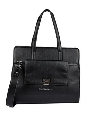 Buy Gian Marco Venturi Lady Luxe Black Soft One Size Handbag Online