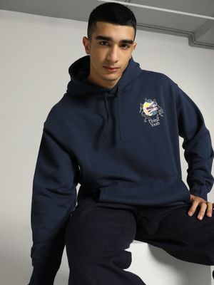 Puma Graphic Blue Hoodie