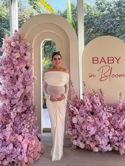 MISS MOSA BY AKANKSHA - Saya Luxe Bodycon Off White Maxi Dress