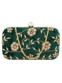 Tarini Nirula - Green Bell Clutches