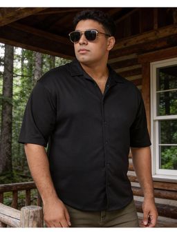 Bewakoof - Jet Black Oversized Plus Size Shirt