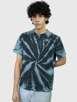 CLAZZEY - Teal Dark Orbit Hand Washed Tee