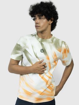 CLAZZEY - White Jungle Drift Hand Washed Tee