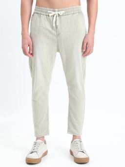 SHOWOFF - Men Green Relaxed Fit Jeans