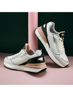 Campus - Rassle Women White Sneakers