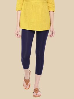 De Moza - Ladies Leggings Solid Viscose Dark Navy Blue
