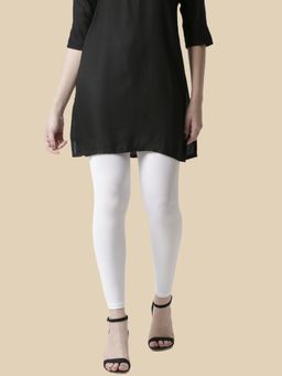 De Moza - Ladies Leggings Solid Viscose White