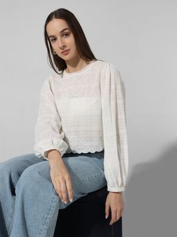 ONLY - Embroidered Top