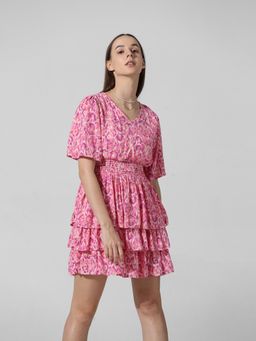 ONLY - Smocked Tiered Dress