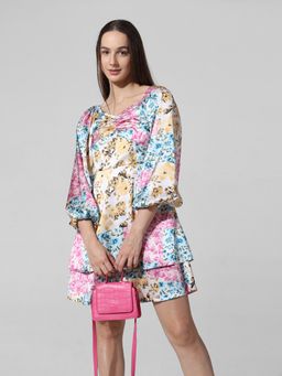 ONLY - Satin Printed Dress