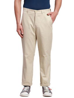 ColorPlus - Tailored Fit Solid Medium Fawn Trouser