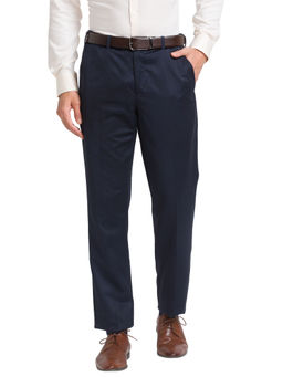 Park Avenue - Super Slim Fit Solid Grey Trouser