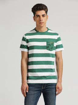 Pepe Jeans - Green Tubby Summer Stripes T-Shirt