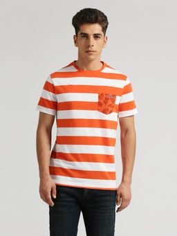 Pepe Jeans - Orange Tubby Summer Stripes T-Shirt