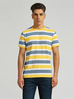 Pepe Jeans - Yellow Stripes Half Sleeve T-Shirt