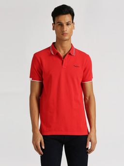 Pepe Jeans - Red Harley Solid PQ Polo T-Shirt
