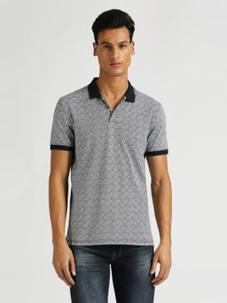 Pepe Jeans - Grey Hayley All Over Printed Polo T-Shirt