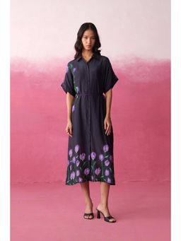 ROHO - Women's Black Stella Dress with Belt