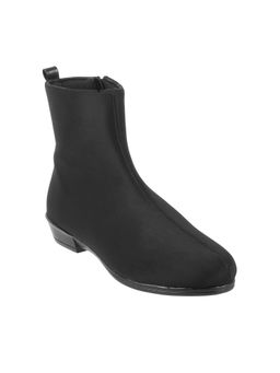 Walkway - Black Solid Casual Boots