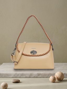 ESBEDA - Beige Color Everyday Elegance Handbag for Women (M)