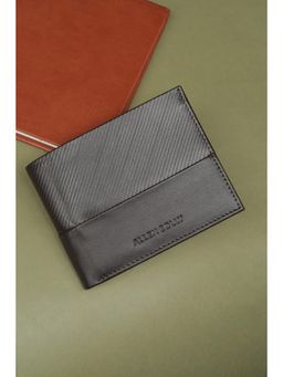 Allen Solly - Men Brown Textured Leather Wallet