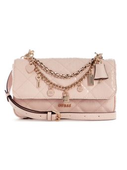 Guess - Women Quilted Rose Libby Crossbody Bag