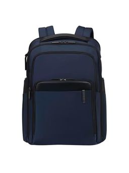 Samsonite - Evosight Solid Pu Laptop Backpacks - Navy (L)