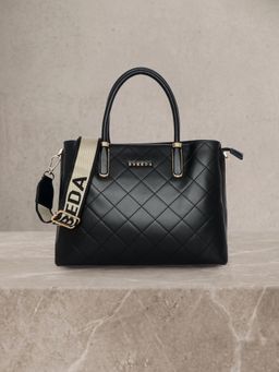 ESBEDA - Black Color Diamond Elegance Handbag for Womens (M)