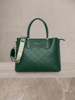 ESBEDA - Green Color Diamond Elegance Handbag for Womens (M)