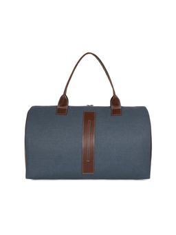 Nautica - Unisex Medium Weekend Carryall Textured Travel Gear Pu Duffle Bag - Navy