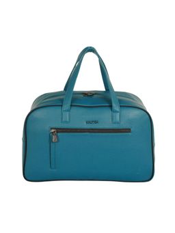 Nautica - Unisex 28L Pu Vegan Leather Overnight Travel Duffle Bag - Blue