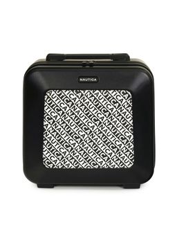 Nautica - Unisex Hard Shell Abs Grooming Kit And Cosmetic Storage Box Vanity Case - Black