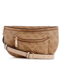Guess - Women Monogram Brown Manhattan Belt Bag
