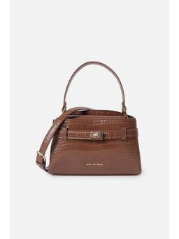 Van Heusen - Women Brown Textured Casual Handbag