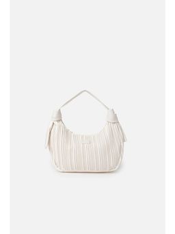 Van Heusen - Women White Solid Casual Handbag