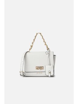 Van Heusen - Women White Solid Casual Sling Bag