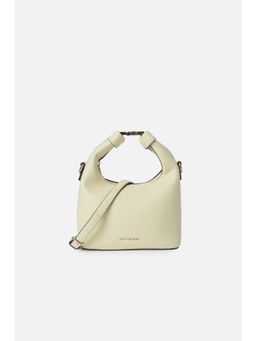 Van Heusen - Women Cream Textured Casual Sling Bag